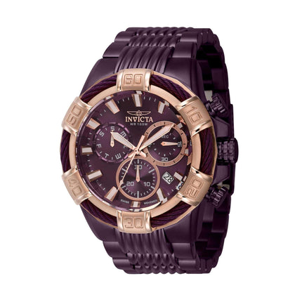 Invicta Men's Quartz Watch - Bolt Chronograph Purple Stainless Steel Bracelet | 40910 ,
