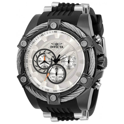 Invicta Men's Quartz Watch - Bolt Chronograph White Dial Strap | 32698 ,