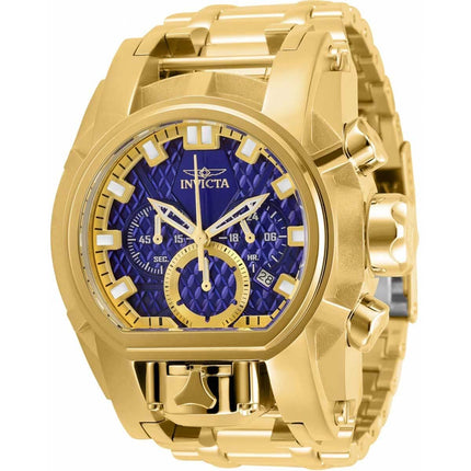 Invicta Men's Quartz Watch - Bolt Chronograph Yellow Gold Steel Bracelet | 31552 ,