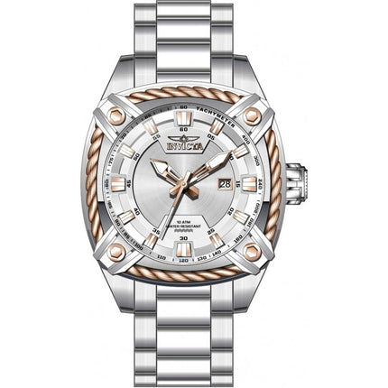 Invicta Men's Quartz Watch - Bolt Silver Tone Dial Stainless Steel Bracelet | 31387 ,