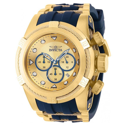 Invicta Men's Quartz Watch - Bolt Zeus Chronograph Yellow Gold Case | 37196 ,