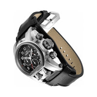 Invicta Men's Quartz Watch - Bolt Zeus Magnum Chronograph Black Leather Strap | 34583 ,