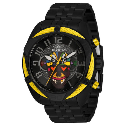 Invicta Men's Quartz Watch - Britto Chronograph Black Steel Bracelet | 33521 ,