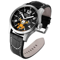 Invicta Men's Quartz Watch - Character Collection Black Dial Leather Strap | 24883 ,