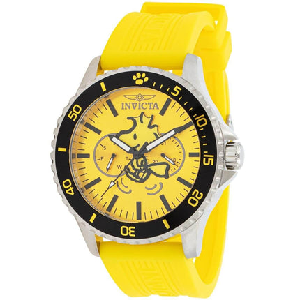 Invicta Men's Quartz Watch - Character Collection Woodstock Yellow Strap | 38645 ,