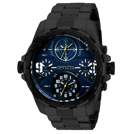 Invicta Men's Quartz Watch - Coalition Forces Black and Blue Dial Bracelet | 31145 ,