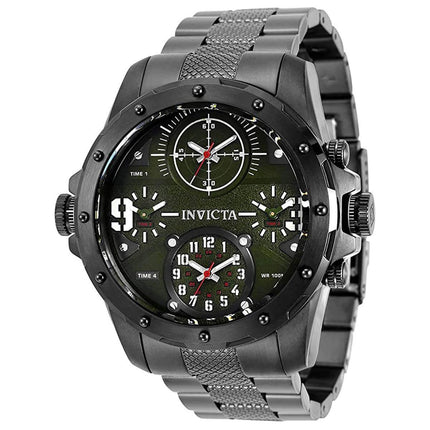 Invicta Men's Quartz Watch - Coalition Forces Black and Green Dial Bracelet | 31144 ,