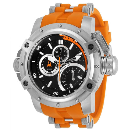 Invicta Men's Quartz Watch - Coalition Forces Black and Orange Dial Strap | 30384 ,