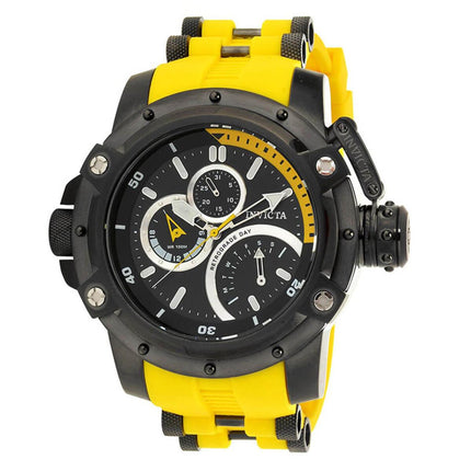 Invicta Men's Quartz Watch - Coalition Forces Black and Yellow Dial Strap | 30388 ,