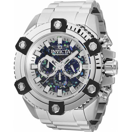 Invicta Men's Quartz Watch - Coalition Forces Chrono Silver Steel Bracelet | 35974 ,