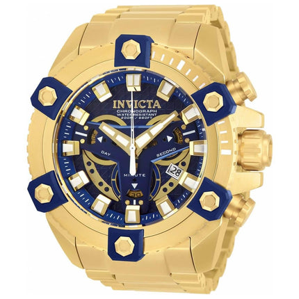 Invicta Men's Quartz Watch - Coalition Forces Chrono Yellow Gold Bracelet | 19582 ,