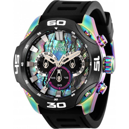 Invicta Men's Quartz Watch - Coalition Forces Chronograph Black Rubber Strap | 36696 ,