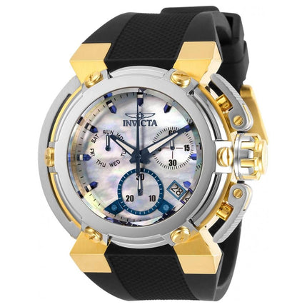 Invicta Men's Quartz Watch - Coalition Forces MOP Dial Black Rubber Strap | 31686 ,