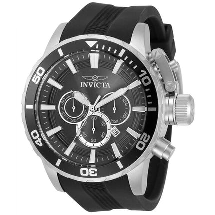 Invicta Men's Quartz Watch - Corduba Chronograph Black Rubber Strap | 33698 ,