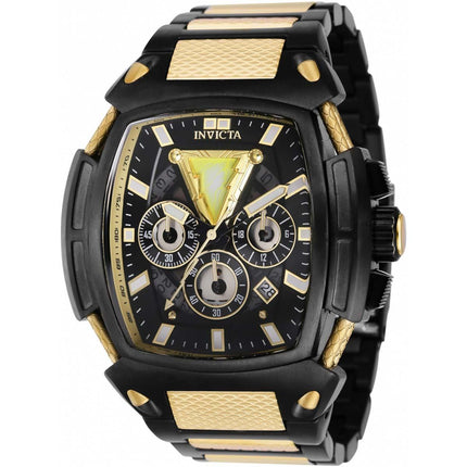 Invicta Men's Quartz Watch - DC Comics Black Adam Chrono Two Tone Bracelet | 37615 ,
