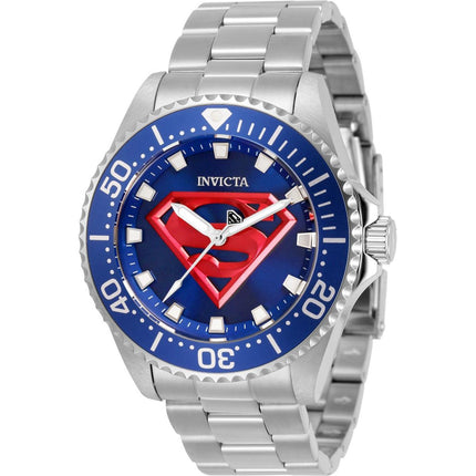Invicta Men's Quartz Watch - DC Comics Superman Blue and Red Dial Bracelet | 32380 ,