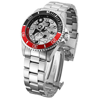 Invicta Men's Quartz Watch - Disney Mickey Mouse Silver and Black Dial | 32440 ,