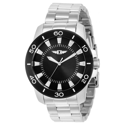 Invicta Men's Quartz Watch - I by Invicta Black Dial Silver Tone Bracelet | IBI36476 ,