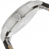 Invicta Men's Quartz Watch - I-Force Silver Tone Dial Black Leather Strap | 12823 ,