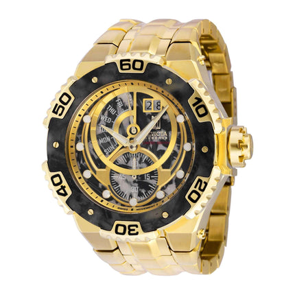 Invicta Men's Quartz Watch - Jason Taylor Black and Gold Tone Rotating Bezel | 38255 ,