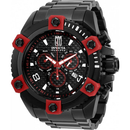 Invicta Men's Quartz Watch - Jason Taylor Chronograph Black and Red Dial | 33993 ,