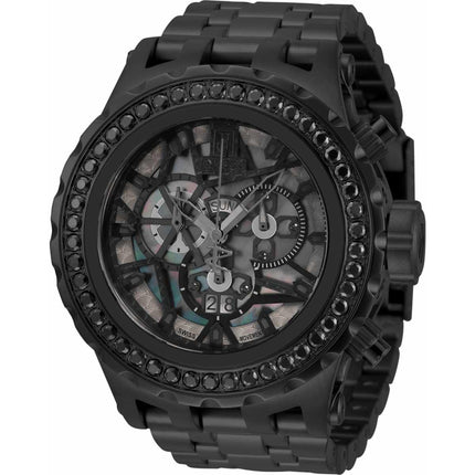 Invicta Men's Quartz Watch - Jason Taylor Chronograph Black Steel Bracelet | 33989 ,