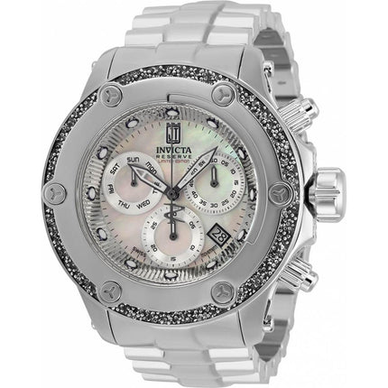 Invicta Men's Quartz Watch - Jason Taylor Chronograph MOP Dial SS Bracelet | 34276 ,