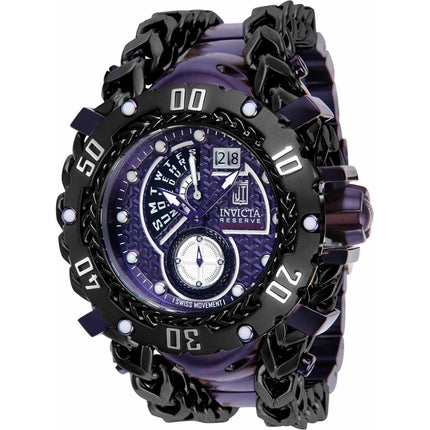 Invicta Men's Quartz Watch - Jason Taylor Purple and Black Steel Bracelet | 38737 ,