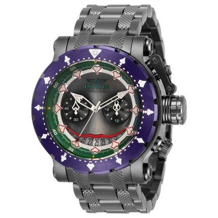 Invicta Men's Quartz Watch - Joker Chrono Gunmetal Stainless Steel Bracelet | 32906 ,