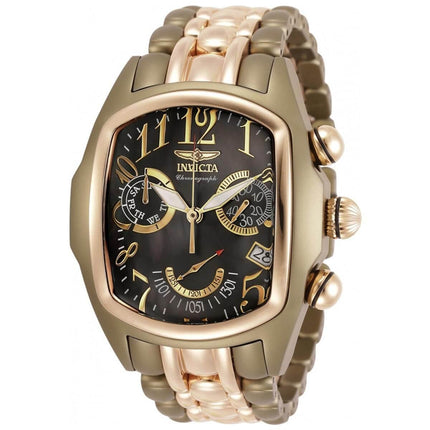 Invicta Men's Quartz Watch - Lupah Chronograph Black Dial Two Tone Bracelet | 33380 ,