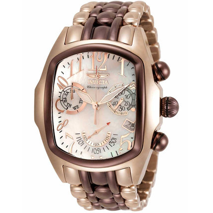 Invicta Men's Quartz Watch - Lupah Chronograph MOP Dial Two Tone Bracelet | 33381 ,