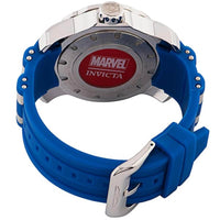 Invicta Men's Quartz Watch - Marvel Captain America Blue and Silver Strap | 34743 ,