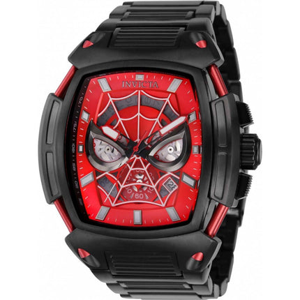 Invicta Men's Quartz Watch - Marvel Spiderman Chronograph Black Bracelet | 37613 ,