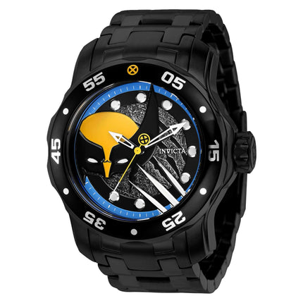 Invicta Men's Quartz Watch - Marvel X-men Yellow, Blue, Black Dial Bracelet | 37374 ,