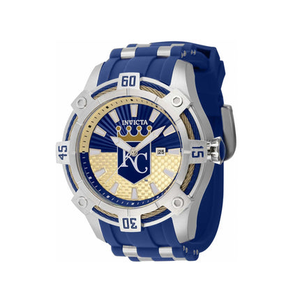 Invicta Men's Quartz Watch - MLB Kansas City Royals Blue and Khaki Dial | 43270 ,