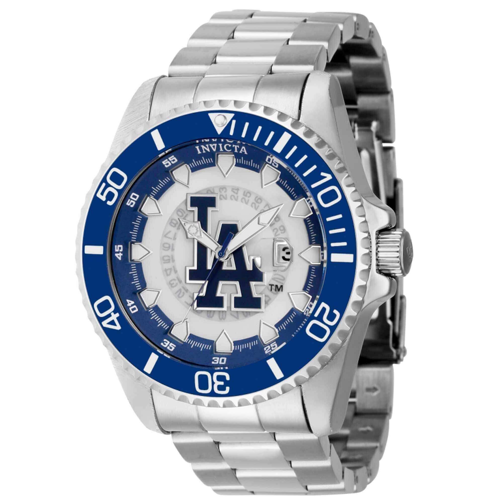 Invicta Men's Quartz Watch - MLB Los Angeles Dodgers Date