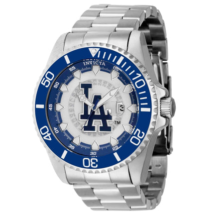 Invicta Men's Quartz Watch - MLB Los Angeles Dodgers Date Stainless Steel | 43467 ,