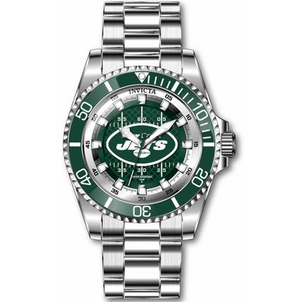 Invicta Men's Quartz Watch - NFL New York Jets Green and White Dial Bracelet | 43331 ,