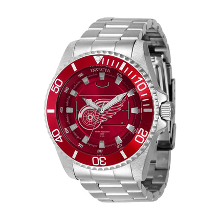Invicta Men's Quartz Watch - NHL Detroit Red Wings Red and White Dial Bracelet | 42256 ,
