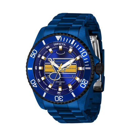 Invicta Men's Quartz Watch - NHL St. Louis Blues Blue Steel Bracelet | 42260 ,