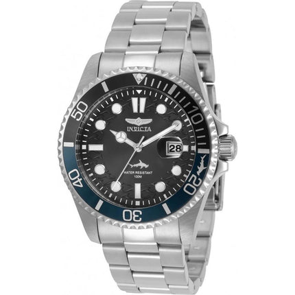 Invicta Men's Quartz Watch - Pro Diver Black Dial Silver Tone Bracelet | 30956 ,