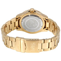 Invicta Men's Quartz Watch - Pro Diver Black Dial Yellow Gold Bracelet | 26975 ,
