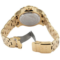 Invicta Men's Quartz Watch - Pro Diver Black Dial Yellow Gold Steel Bracelet | 39085 ,