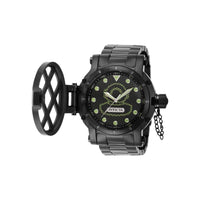Invicta Men's Quartz Watch - Pro Diver Black Stainless Steel Bracelet | 37356 ,