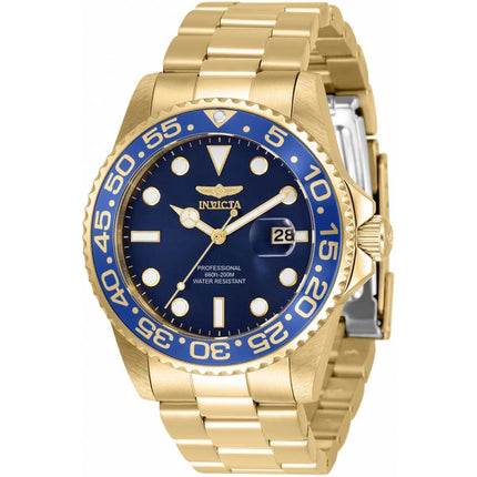 Invicta Men's Quartz Watch - Pro Diver Blue Dial Stainless Steel Bracelet | 33256 ,