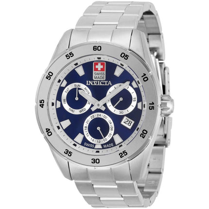 Invicta Men's Quartz Watch - Pro Diver Blue Dial Stainless Steel Bracelet | 33473 ,