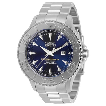 Invicta Men's Quartz Watch - Pro Diver Blue Dial Stainless Steel Bracelet | 34259 ,
