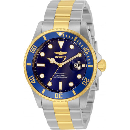 Invicta Men's Quartz Watch - Pro Diver Blue Dial Two Tone Steel Bracelet Dive | 33268 ,