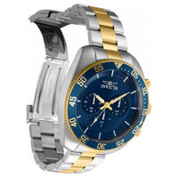 Invicta Men's Quartz Watch - Pro Diver Chronograph Blue Dial TT Bracelet | 30056 ,