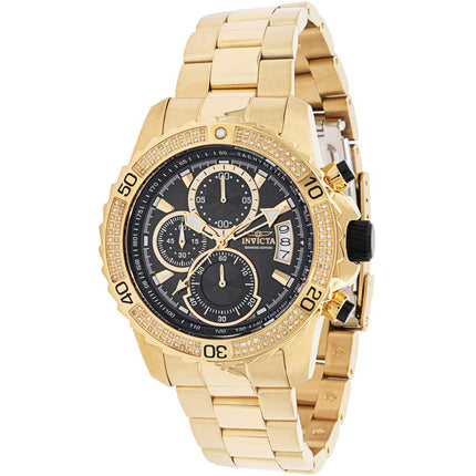 Invicta Men's Quartz Watch - Pro Diver Chronograph Date Display SS Bracelet | 37998 ,